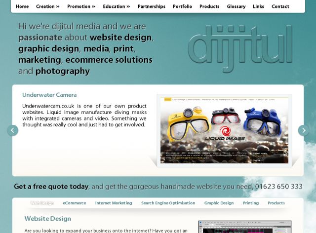 Dijitul Web Design screenshot