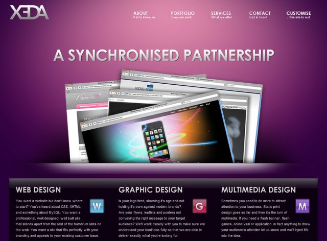 XEDA design screenshot
