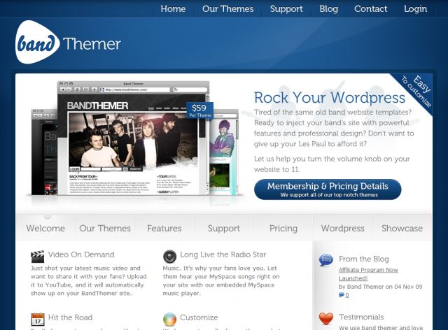 Band Themer screenshot