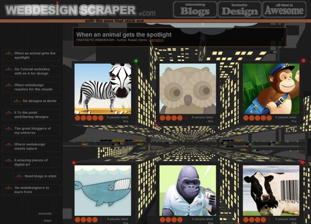 Webdesign Scraper screenshot