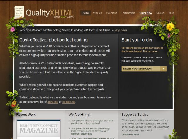 QualityXHTML screenshot