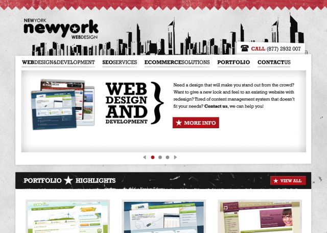 New York Web Design screenshot