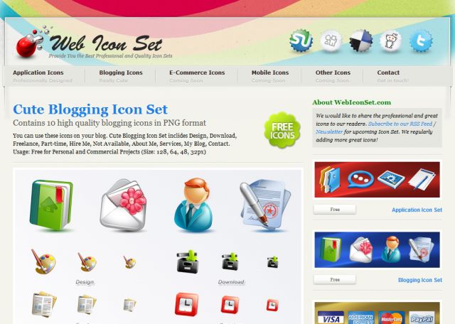 Web Icon Set screenshot