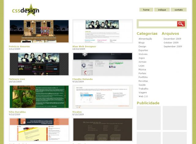 CSS Design screenshot