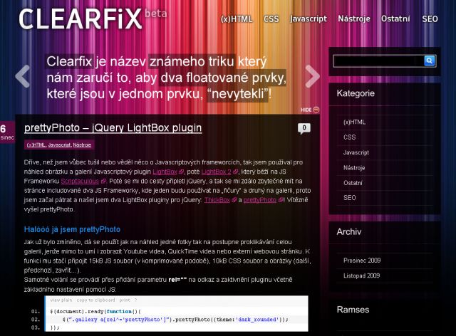 CLEARFiX screenshot