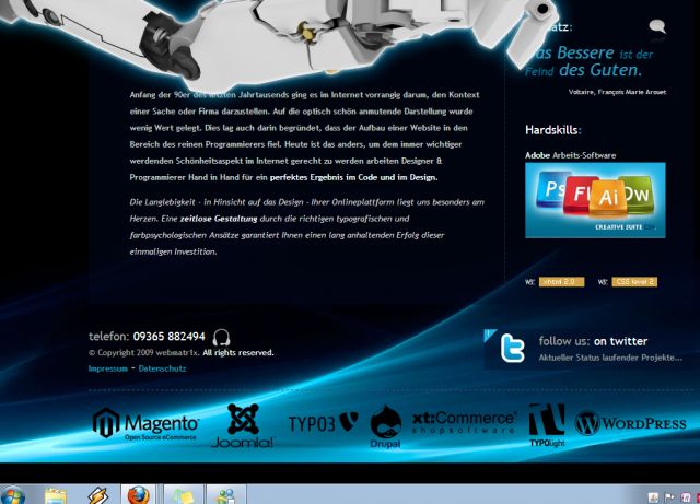 webmatr1x  screenshot