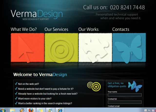 Verma Design screenshot