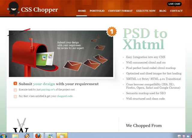 CSS Chopper screenshot