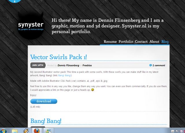 Synyster.nl screenshot