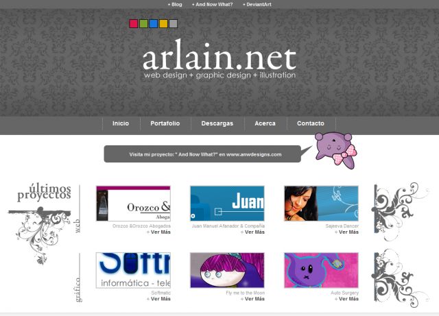 Arlain.net screenshot