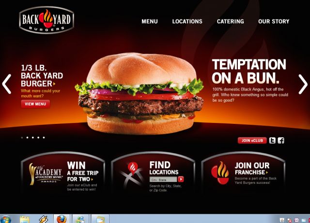 Back Yard Burgers screenshot