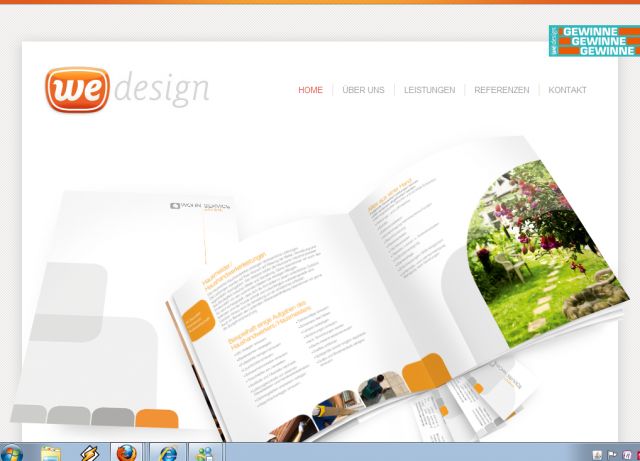 we-design international advertising agency screenshot