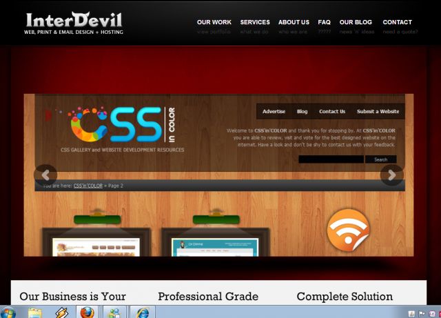 InterDevil - Toronto and Buffalo Web Site Design and Web Site Development screenshot