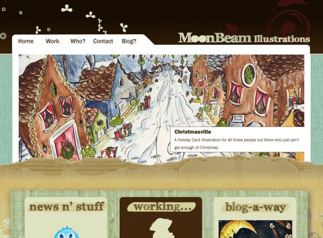 Moonbeam Illustrations screenshot