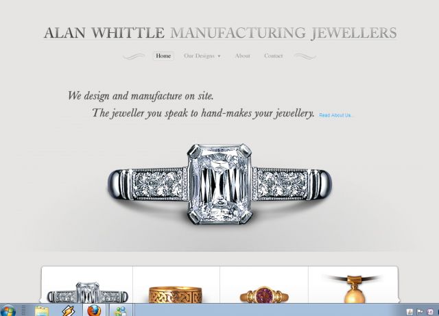 Alan Whittle Jewellers screenshot