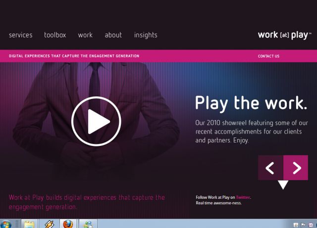 Work at Play Digital Agency screenshot