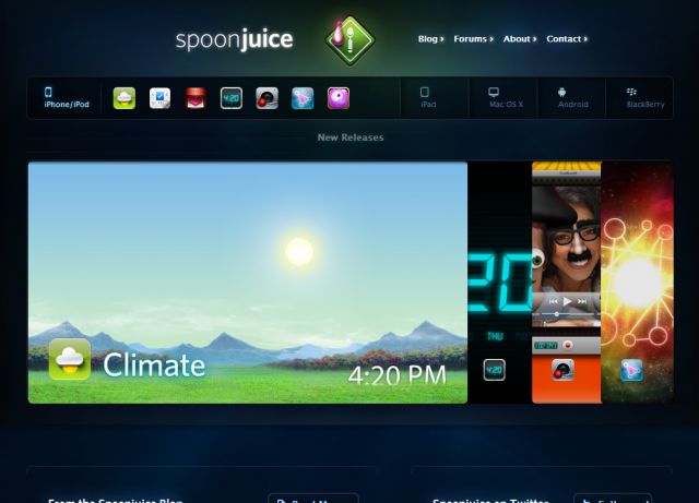 Spoonjuice screenshot