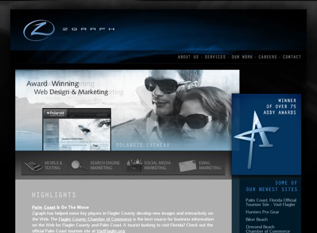 Jacksonvillel Web design screenshot