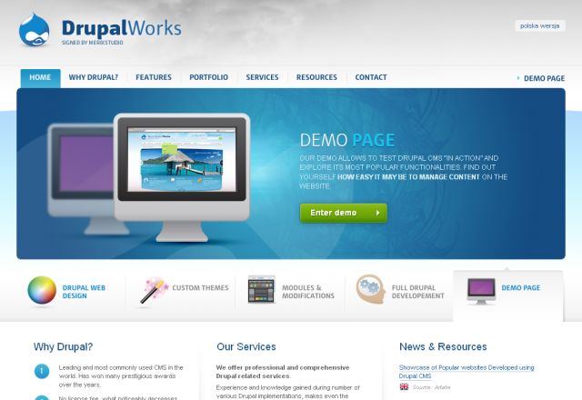Drupal Works screenshot