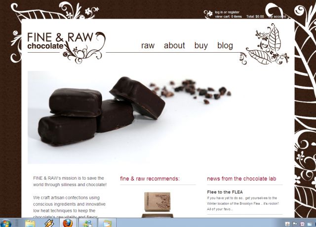 fine & raw chocolate screenshot