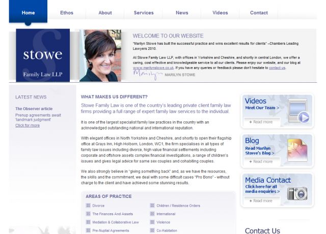 Stowe Family Law - Divorce Law screenshot