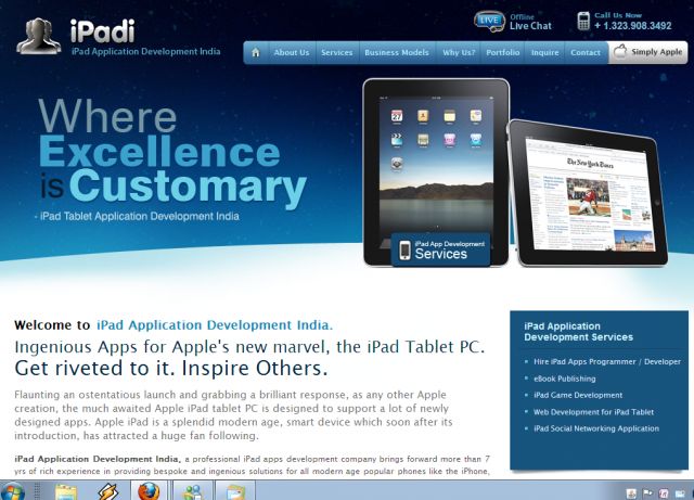 iPadi screenshot