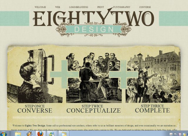 Eighty Two Design screenshot