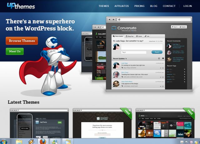 UpThemes screenshot