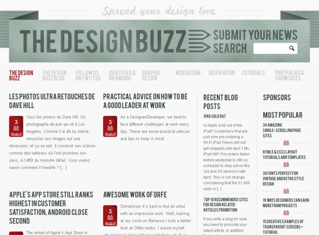The Design Buzz screenshot