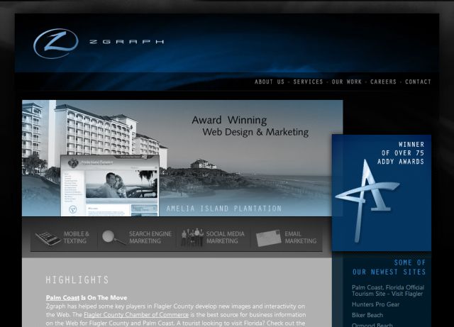 Jacksonville Web design  screenshot