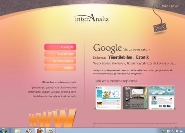 interAnaliz Web Tasarim Antaly screenshot
