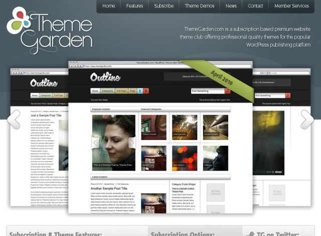 ThemeGarden.com screenshot