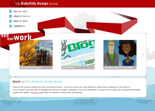the DallaVilla Design group screenshot