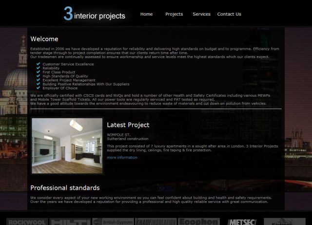 3 Interior projects screenshot