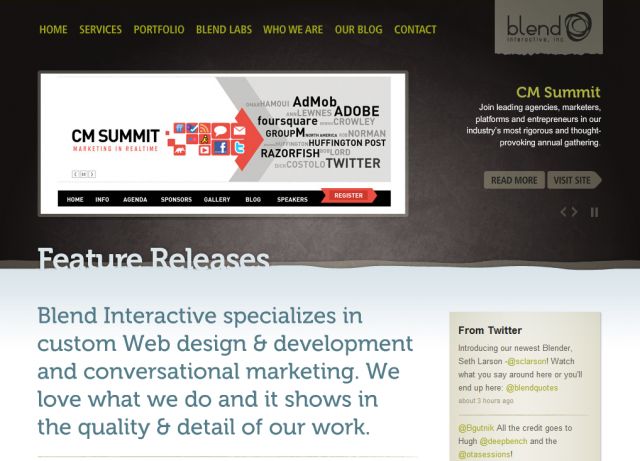 Blend Interactive screenshot