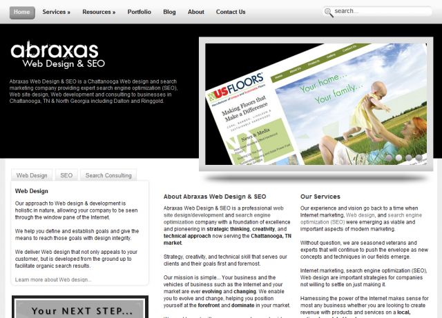 Abraxas Web Design  screenshot