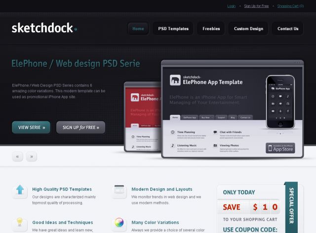 Sketchdock screenshot