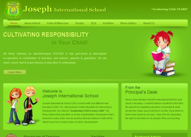 Joseph International School screenshot