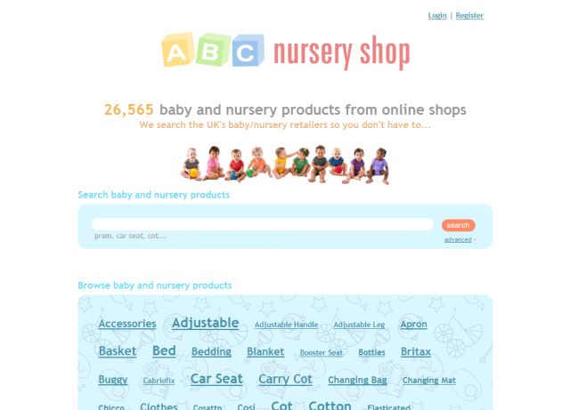 ABC Nursery shop screenshot