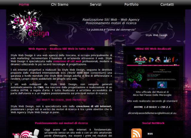 Style Web Design screenshot