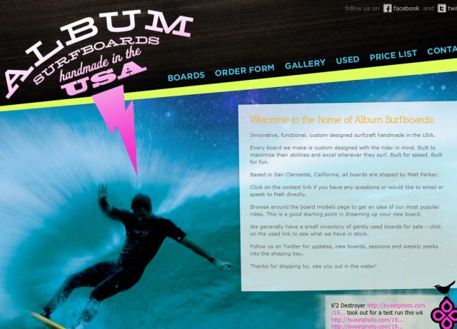 Album Surfboards screenshot