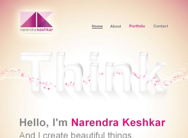 Narendra Keshkar Portfolio screenshot