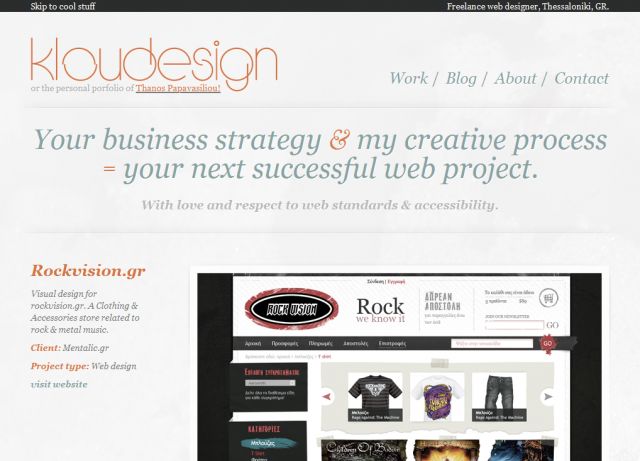kloudesign | Freelance web des screenshot