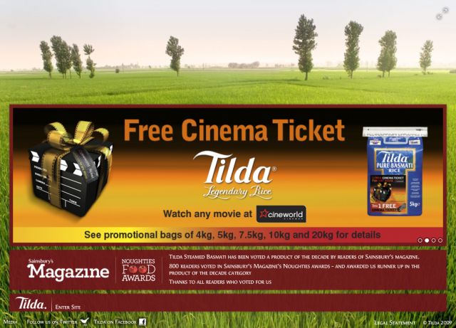 Tilda Basmati Rice screenshot