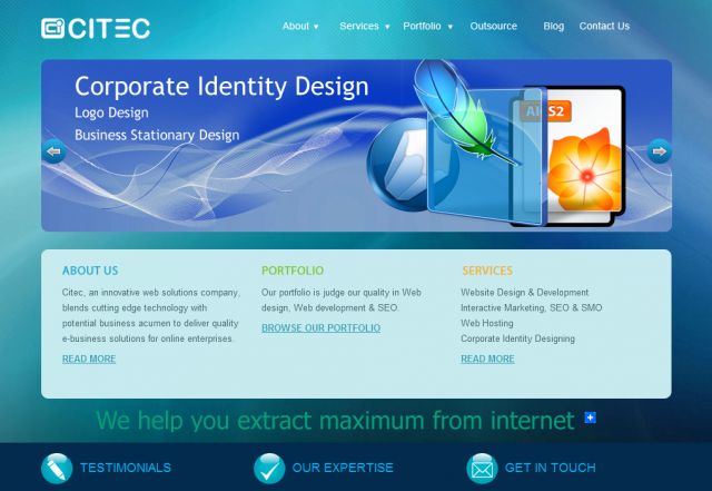 Website Design India screenshot