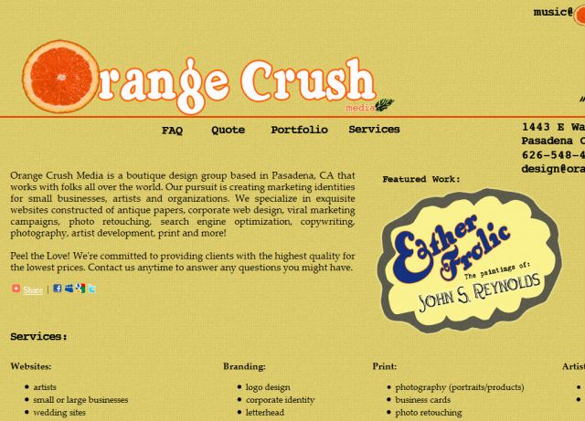 Orange Crush Media screenshot