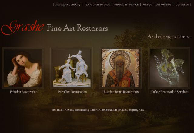 Grashe Fine Art Restorers  screenshot