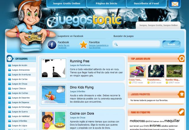 Juegostonic screenshot