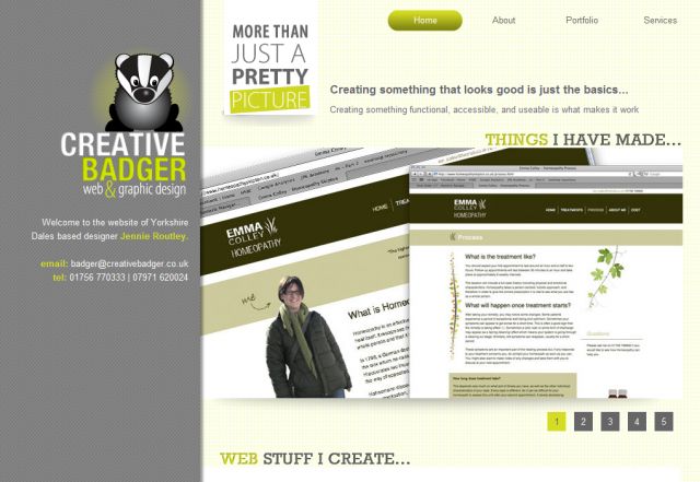 Creative Badger screenshot
