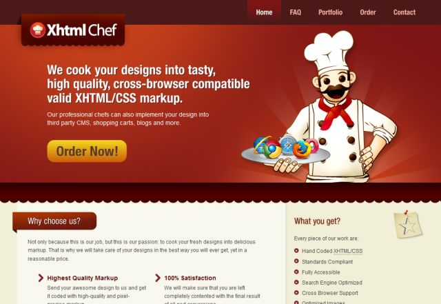 XHTML Chef screenshot